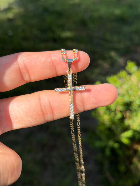 Gem Cross Necklace