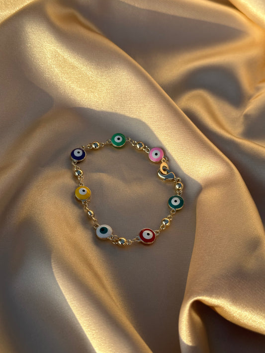 Multi-Color Evil Eye Bracelet