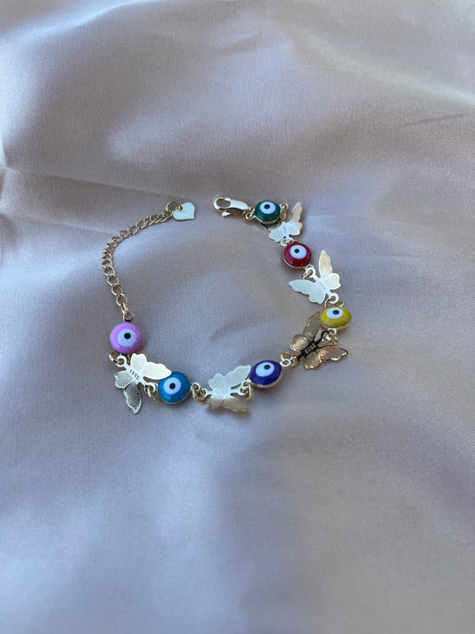 Multi Color Butterfly Nazar