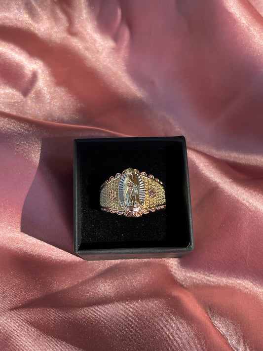 Tri Color Guadalupe Ring