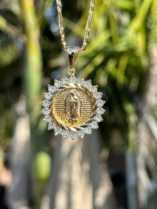 Virgen Mary Medallion