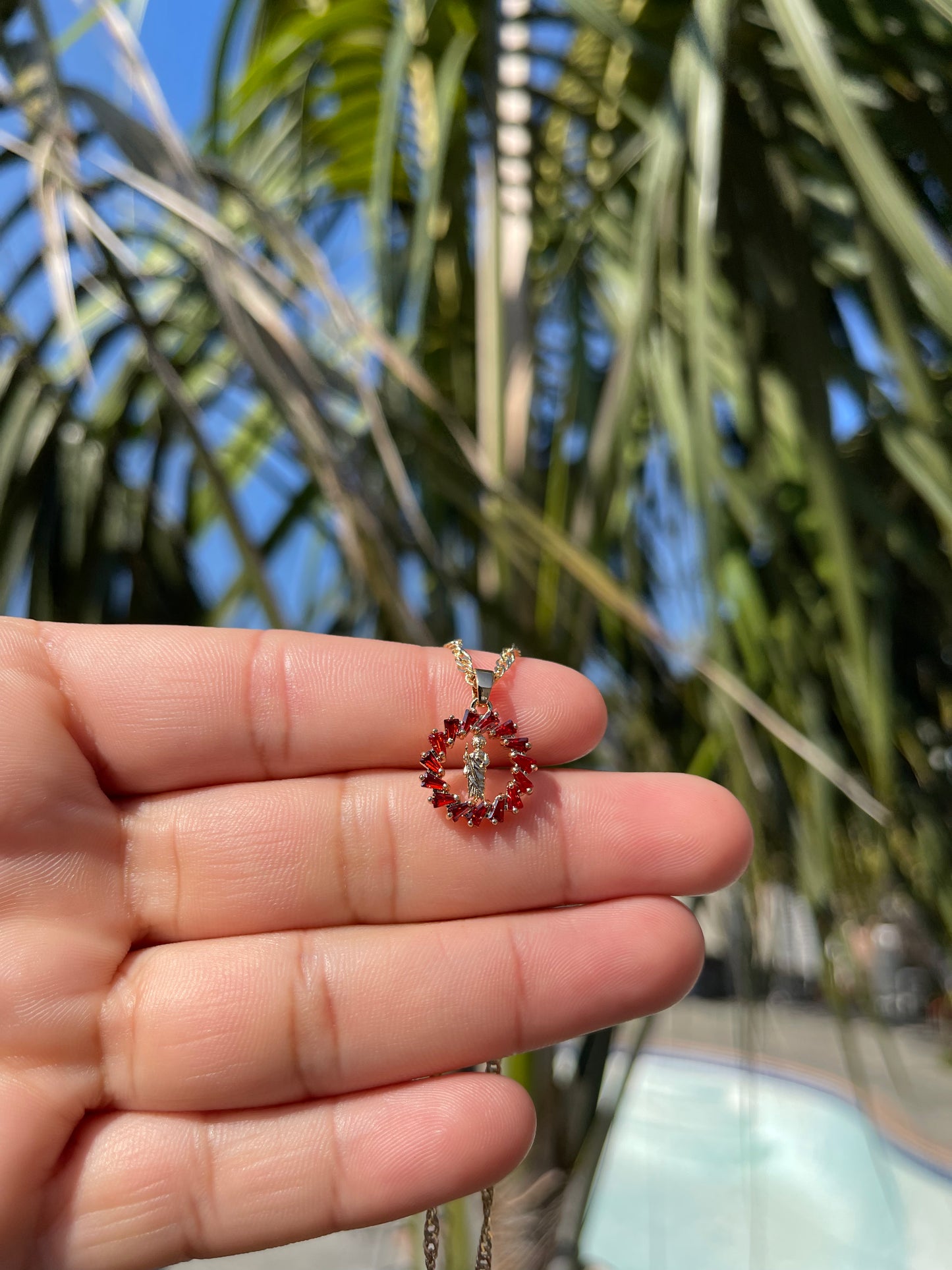 Orange Crystal San Judas